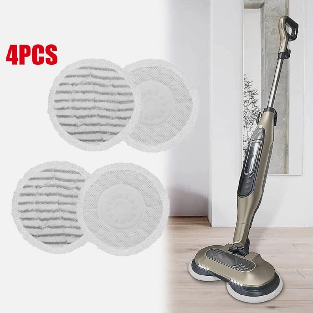 4Pcs Replacement Steam Mop Pads For Shark Steam & Scrub Automatic Steam Mop