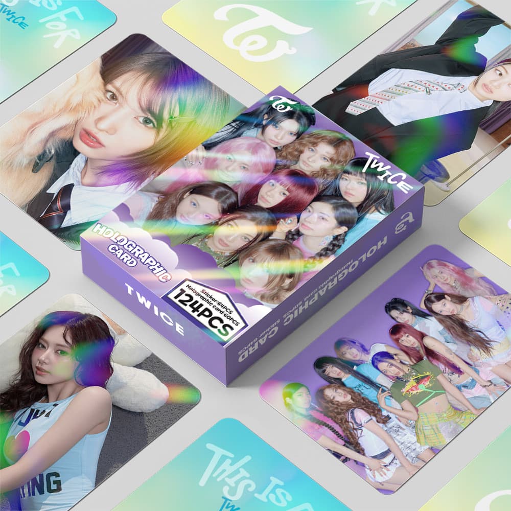 Kpop 124 Unidades/Conjunto TWICE Este É Para Cartões Lomo Coleção De Fãs