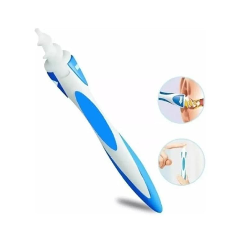 Removedor Limpador Cera De Ouvido Cotonete Com 16 Ponteiras Reutilizável
