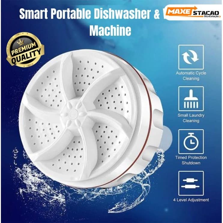 Lavadora USB ultrassônica, usada para limpeza de cerâmica e máquina de lavar toalha USB de barril portátil