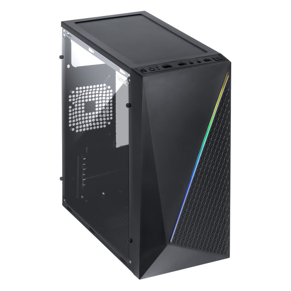 Gabinete Gamer Vinik Murk Preto Lateral Acrilico - Ggmacbk