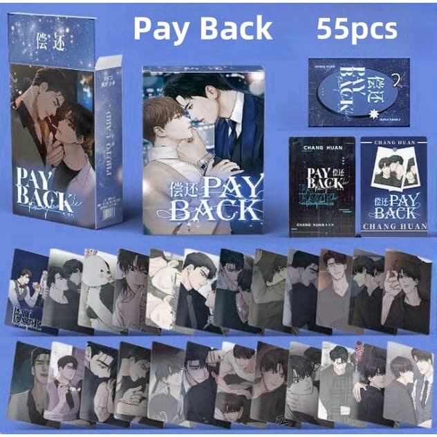 50-55pcs Manga Manhwa 188 Boygroup Pay Back Holographic Lomo Cards Codename Anastasia The Ghost's Nocturne Photocards Roses and Champagne 4 WEEK LOVERS Hologram Postcards