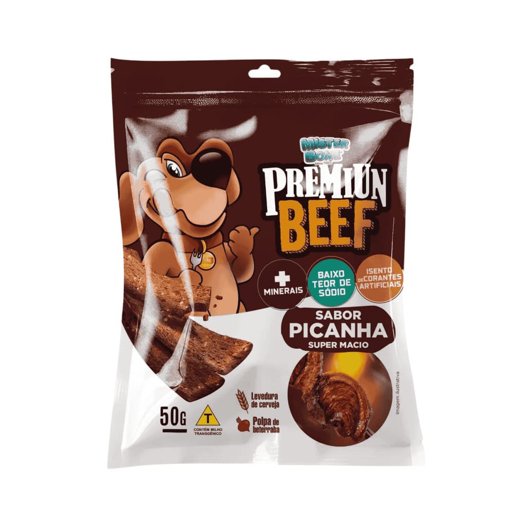 Bifinho Premium Beef Picanha 1 Kg - Mister Bone