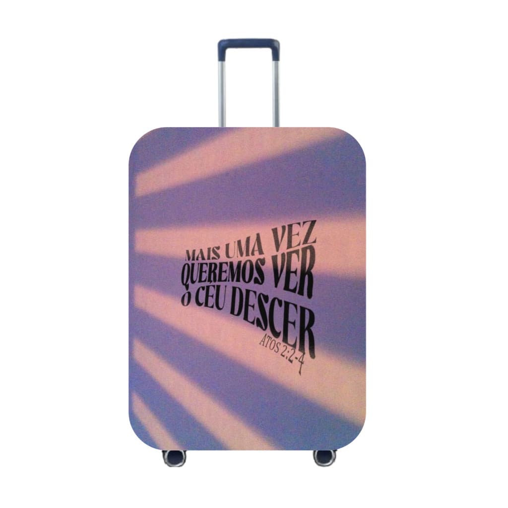 Capa de Mala Personalizada para mala P M G com diversos temas cristão e evenvalicos