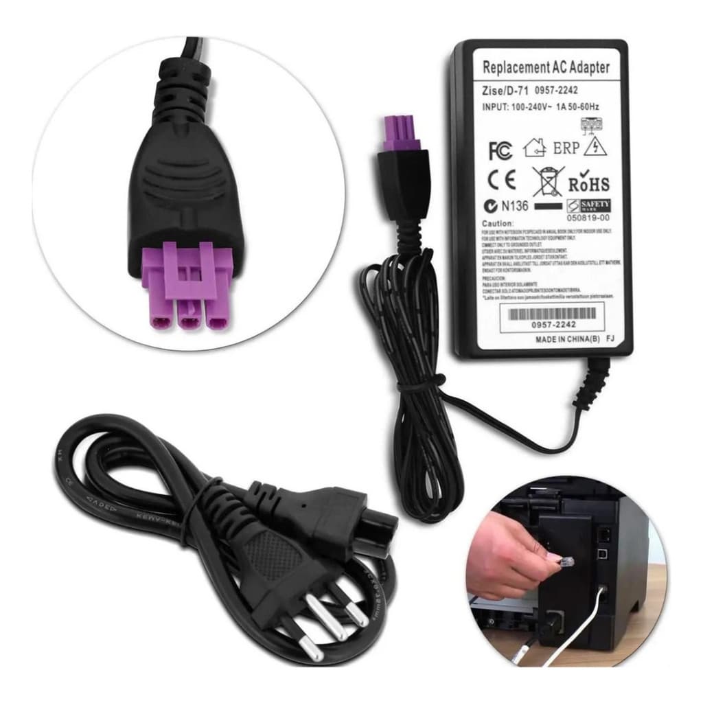 Fonte Para Impressora Hp Deskjet 3050 Pino Roxo