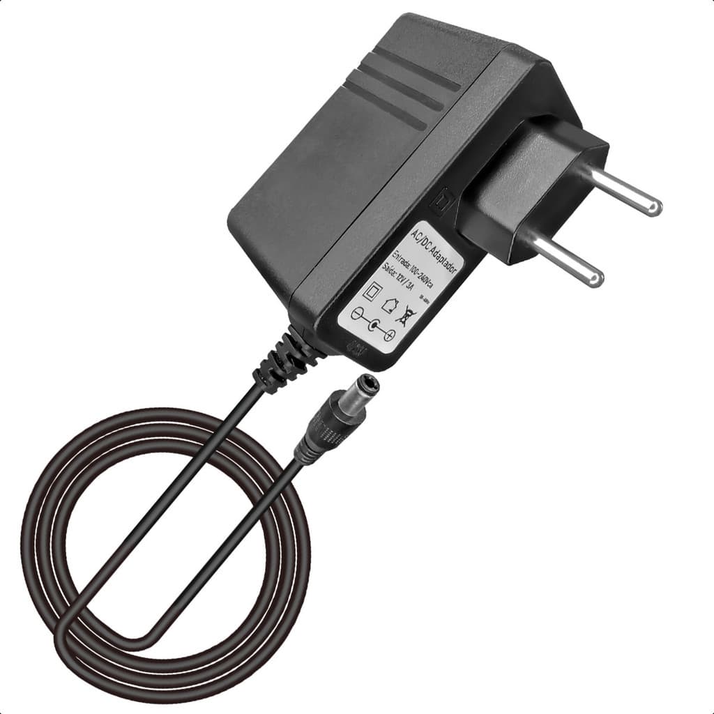 Fonte de Alimentação Bivolt 12v 3a Estabilizada Fita Led Camera Modem Roteador