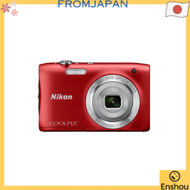 [USED]Do Japão [Usado] Câmera Digital Nikon COOLPIX S2900 Zoom 5x 20,05 Megapixels Vermelha S2900RD