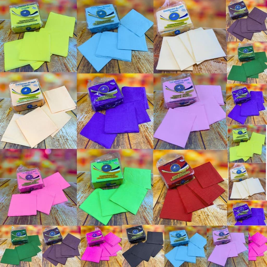 50~300 GUARDANAPOS MISTOS FESTA 19,5 X 22,5 CAMPFESTA