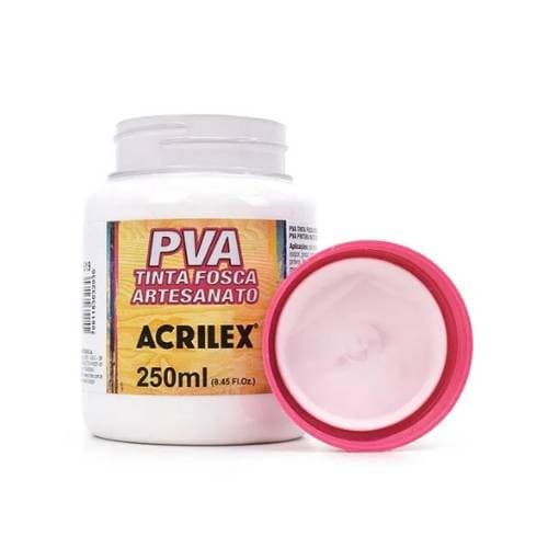 Tinta PVA Fosca Acrilex 250 ml – Excelente Cobertura e Acabamento Sofisticado