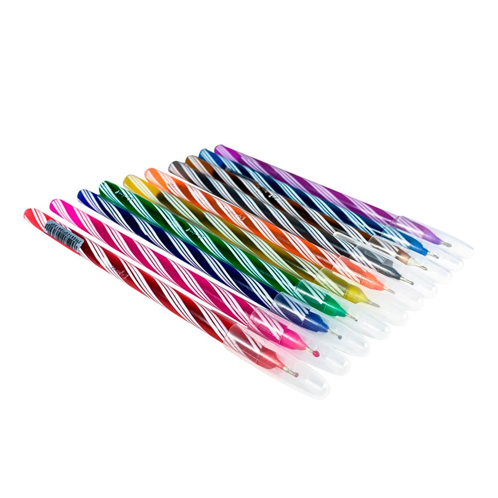 Kit 10 Canetas Espiral Esferográfica Ponta Metálica 0.7mm