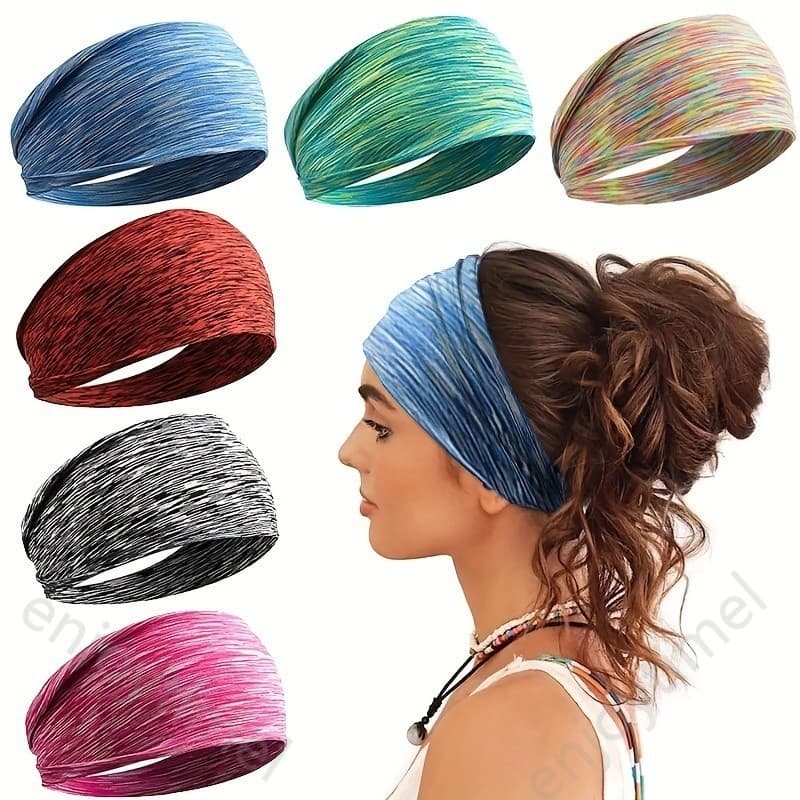 Multi Colorido Esportes Headband Suor Absorvendo Secagem Rápida E Perfeito Para Yoga Correndo E Fitness