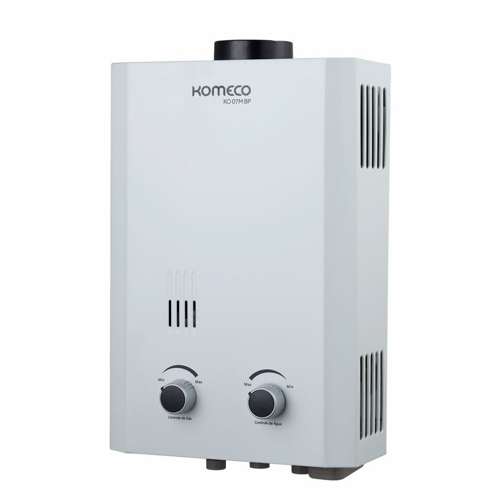 Aquecedor de Água a Gás Komeco GLP 7 Litros G2 - Branco