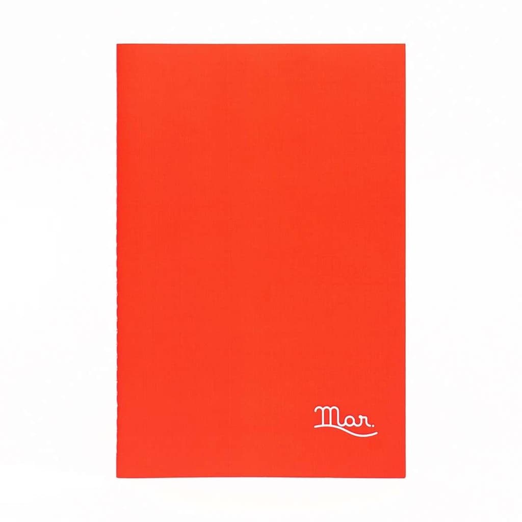 KIT 03 JOURNALS MAR VERMELHO A5 C/ PAUTA 60FLS CADA