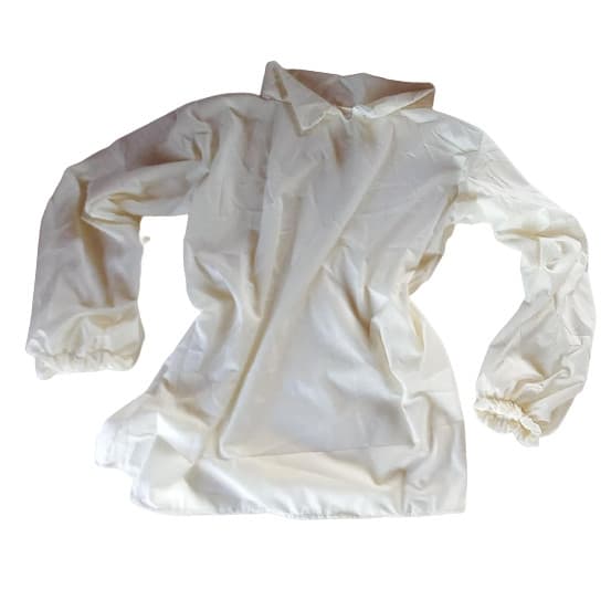 Camisa de Pirata ou camisa medieval em tricoline off