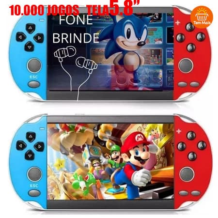 16GB 2026 Videogame Portatil Tela 5.8 /5.5 10000 Jogos Retro Console de Mão Memoria Expansivel