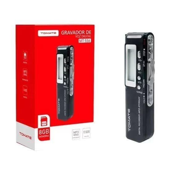 Gravador De Voz Digital Usb Portátil Detetive Espião 8gb