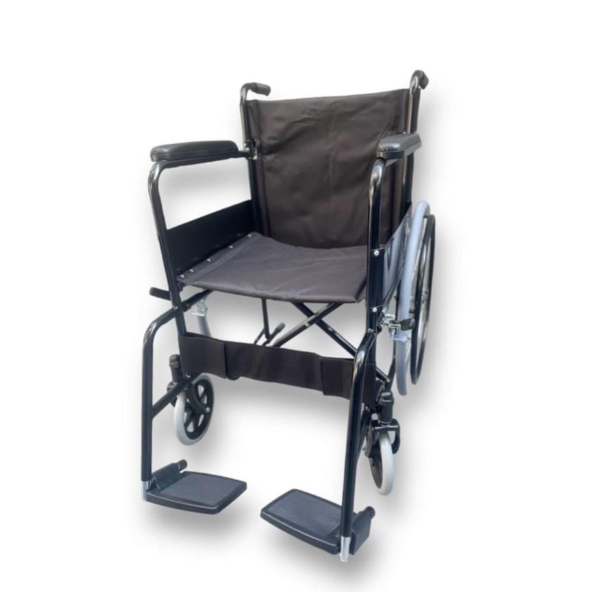 Cadeira De Rodas Dobrável 50cm Idoso Adulto 100kg Supermedy