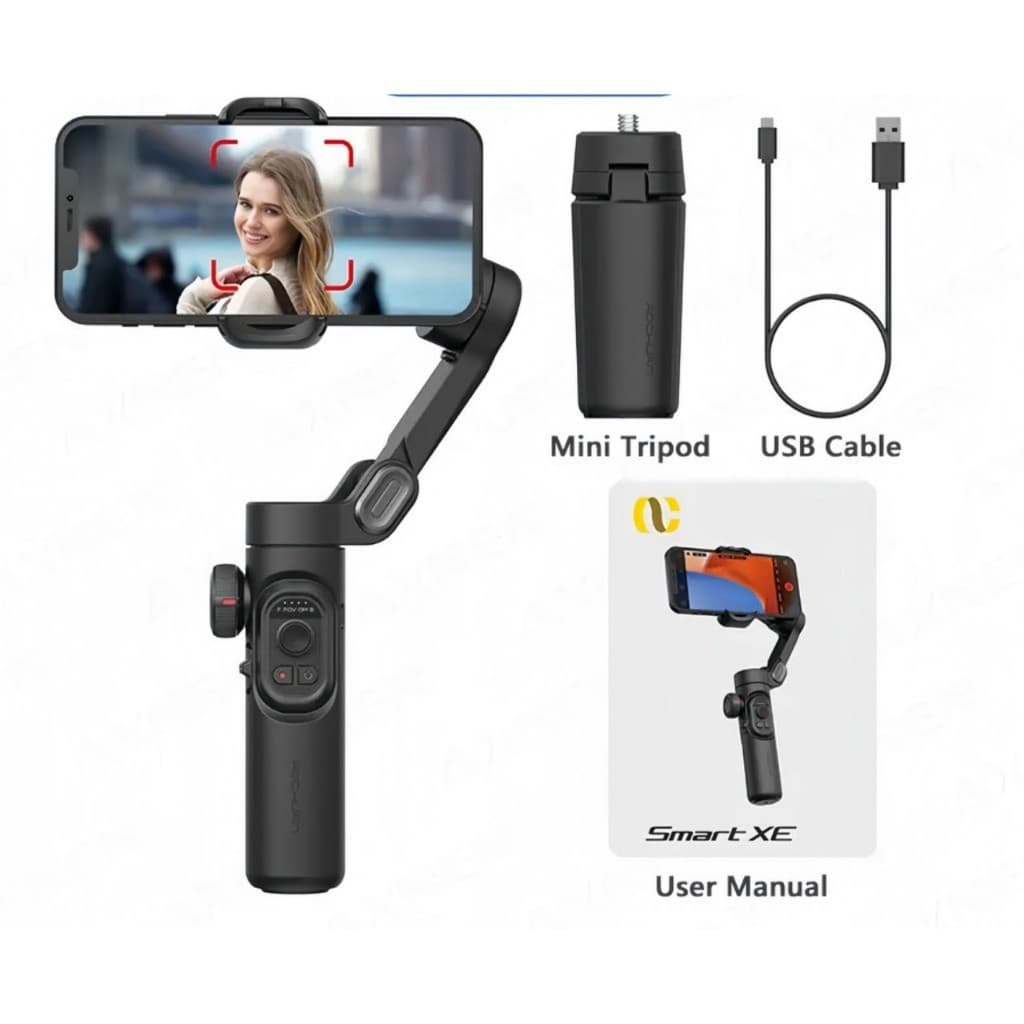 Estabilizador Smart XE Gimbal de 3 Eixos Controle APP Portátil para Celular