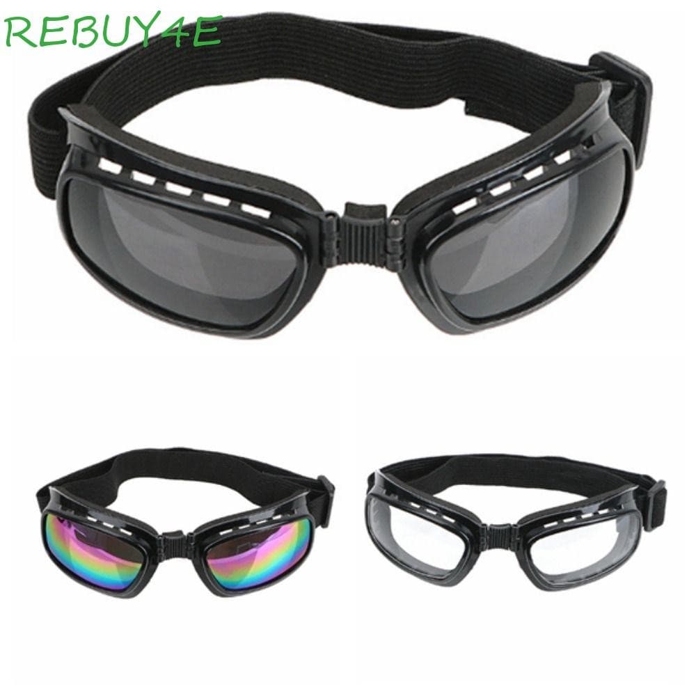 Óculos De Ciclismo REBUY4E , Snowboard Dobráveis À Prova De Vento Motocicleta Vintage Ajustáveis