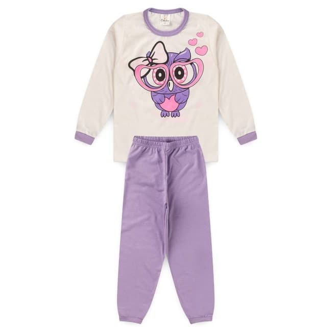 Pijama Infantil Coruja Oculos