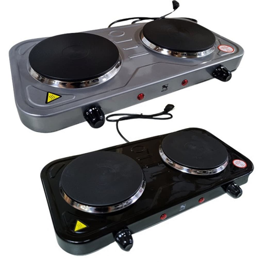 Fogão Elétrico Cooktop 2 Boca Portátil Chapa Camping 2000W 127v