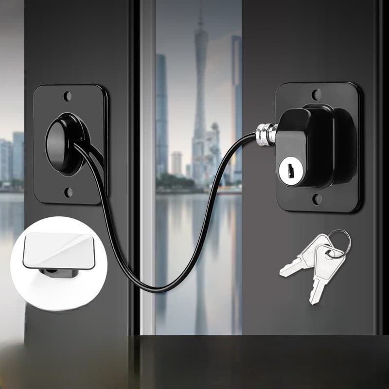 Fechadura segurança crianças  fechadura porta refrigerador fechadura gaveta arquivo.-ATACADAO