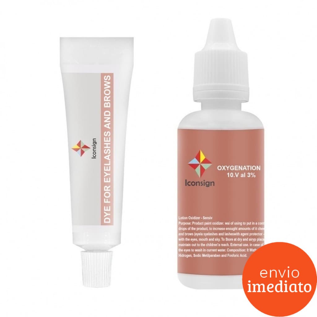 Tintura E Oxidante Para Cílios E Sobrancelhas Iconsign Original