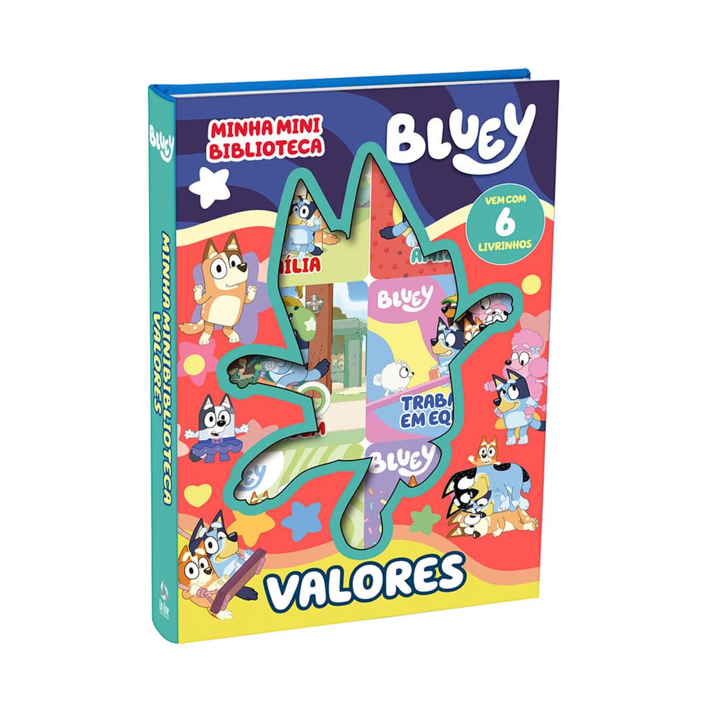 Bluey Minha Mini Biblioteca - Valores