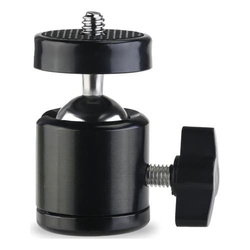 Mini Cabeça De Tripé Ball Head Até 1kg Para Ring Light