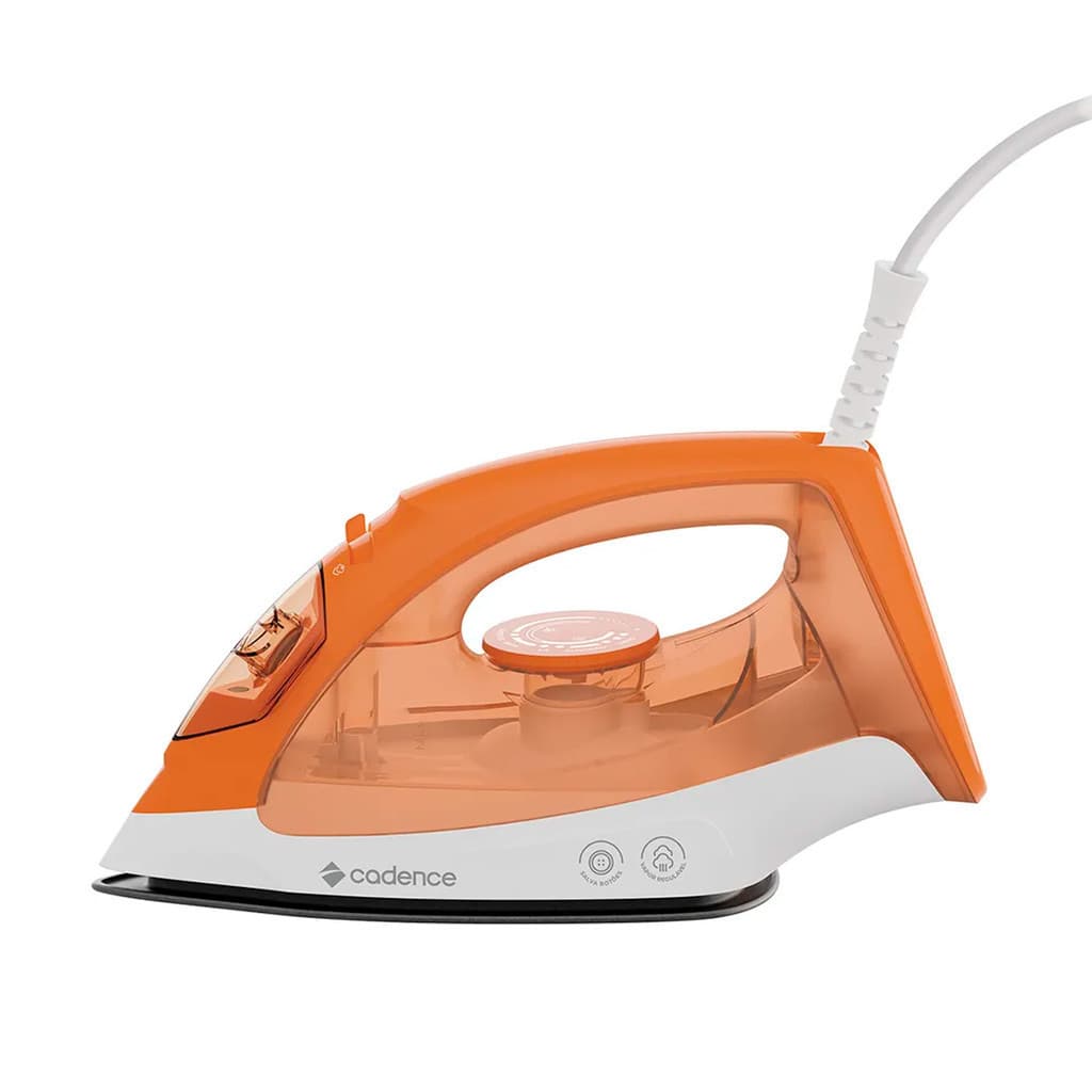 Ferro Passar Roupas Cadence IRO210 2 Em 1 Passa A Seco Vapor 127v Base Antiaderente 1000w Cabo 1,2 Metros