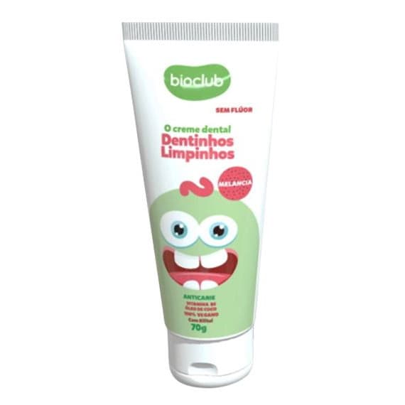 Gel Dental Infantil Vegano Dentinhos Limpinhos Bioclub 70g