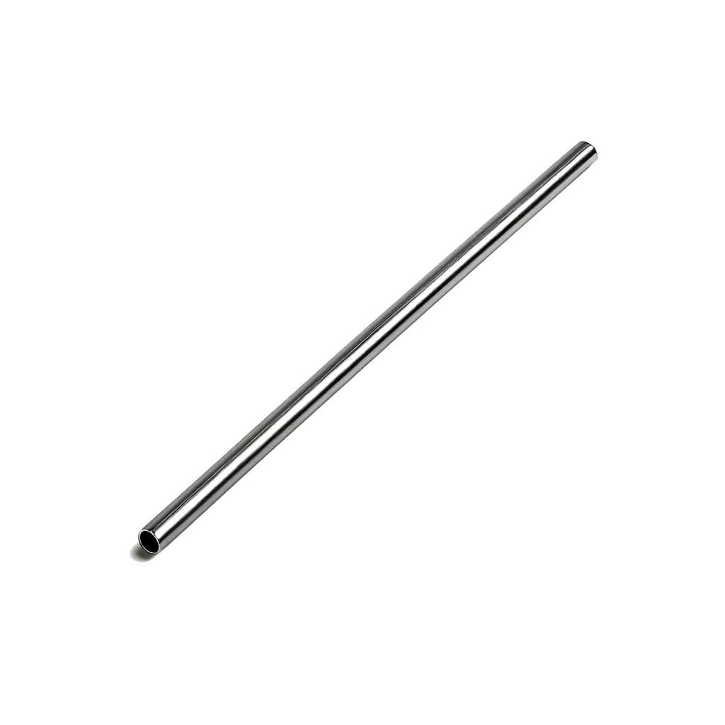 Canudo de Inox Reto 30cm Shake 8mm extra longo - Ideal para copos 1.18L