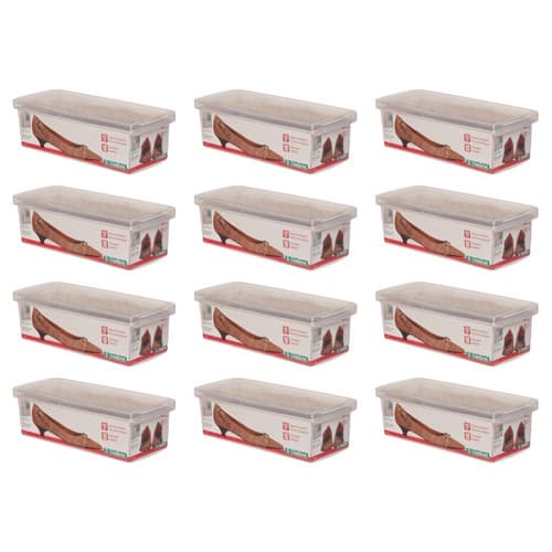 Caixa Organizadora Multiuso Sapatos Tênis Ordene Pequena Kit com 12 unidades