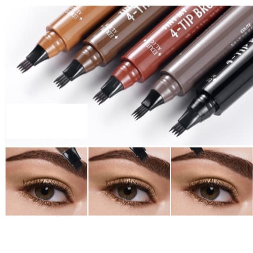 Caneta para Sobrancelha Fio a Fio Efeito Microblading Natural Preenche Falhas Maquiagem