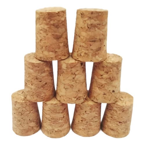 Rolha Cortiça 10un Para Garrafas Vinho Cerveja Mel