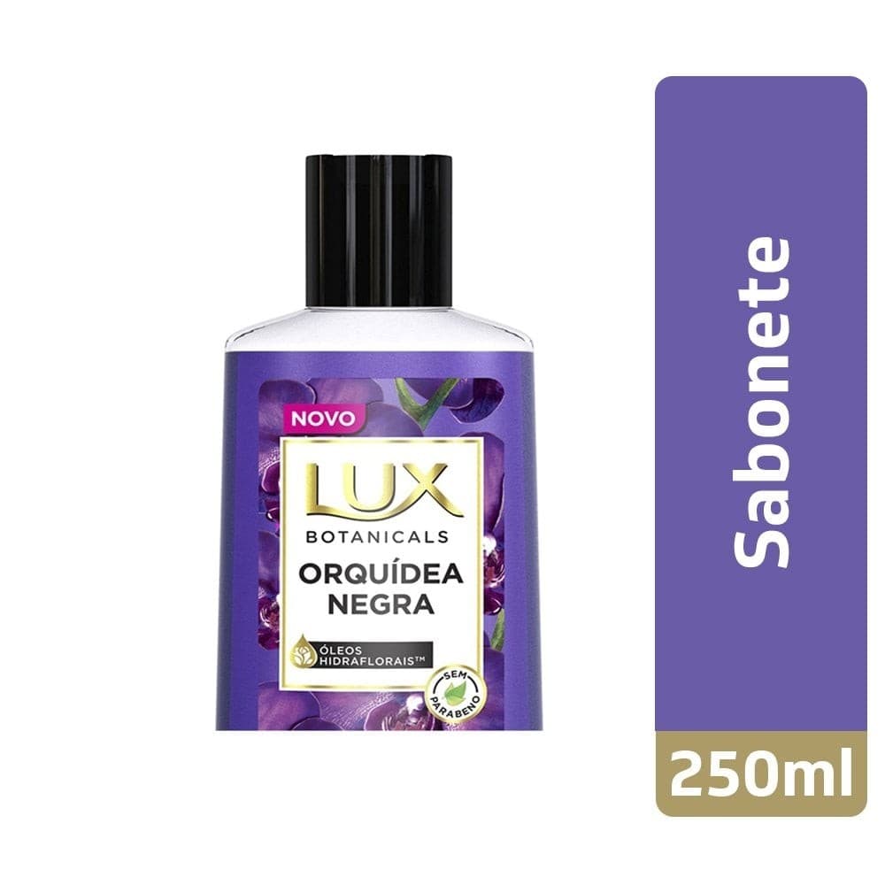 Sabonete Líquido Lux Botanicals Orquídea Negra 250ml
