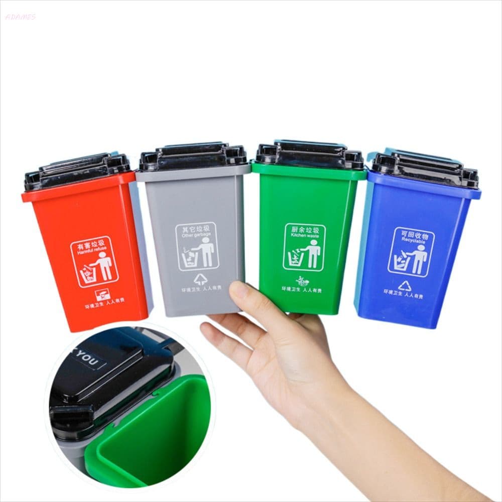 ADAMES Lixeira Modelo Organizador De Mesa Kawaii Educação Brinquedo Infantil Para Mini