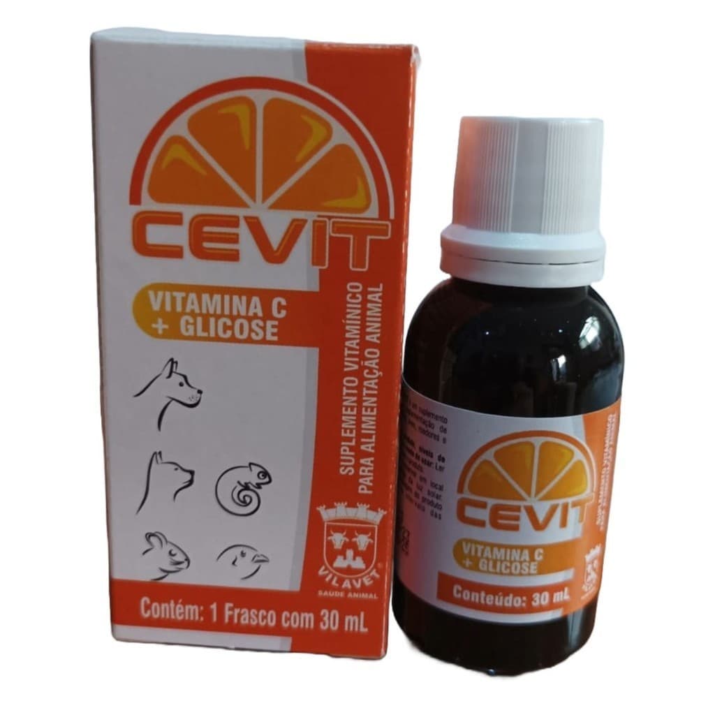 CEVIT VITAMINA C + GLICOSE SUPLEMENTAÇÃO PET 30ML