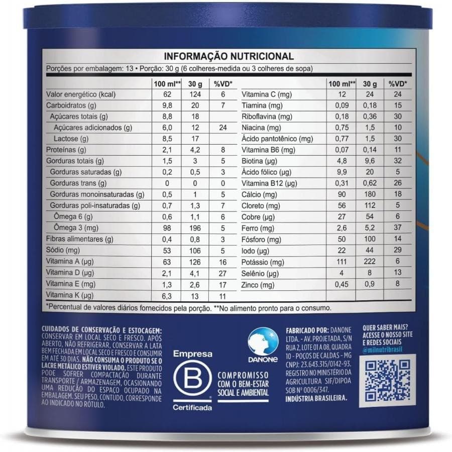 Leite em Po Milnutri 800g