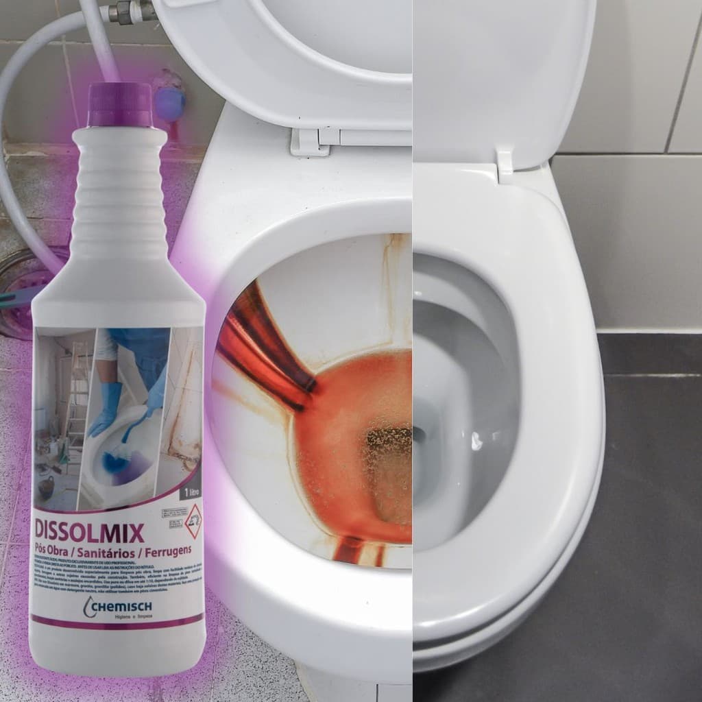 Super Limpa Vasos e Crostas Detergente Sanitário Banheiro Limpeza Profunda 1L