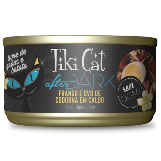 TIKI CAT AF DARK FRANGO O.CODORNA 80G LT