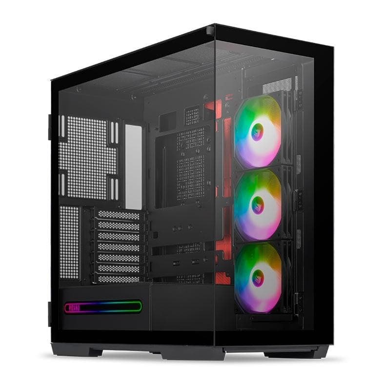 Gabinete Gamer Pichau Voyager One,ARGB,FTower,L.de Vidro,Com 3 Fans e 2 frontais,Preto,PG-VY1-BK-3F