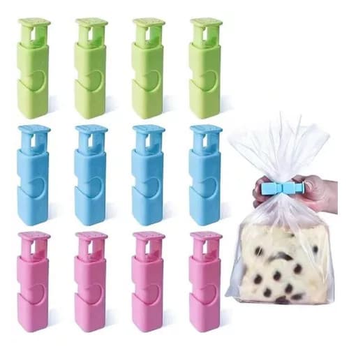 20 Clipes Prendedor Lacra Conserva Alimentos Fecha Sacola