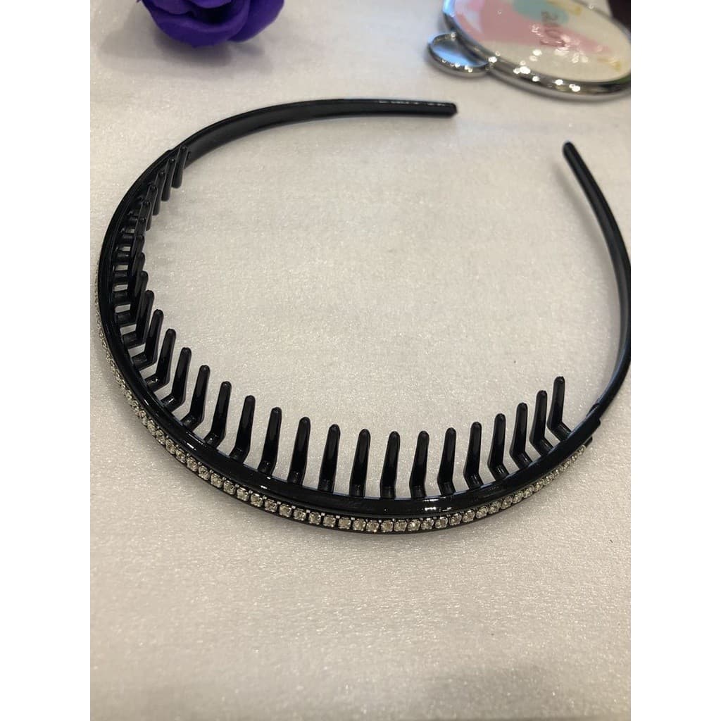 Tiara Com Pente De Cabelo/Com Strass