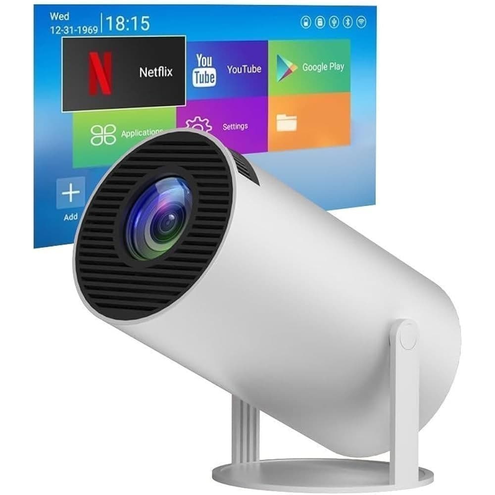 Projetor Portátil Android 11 Smart  Wifi 6 Bluetooth 5.0 1080p