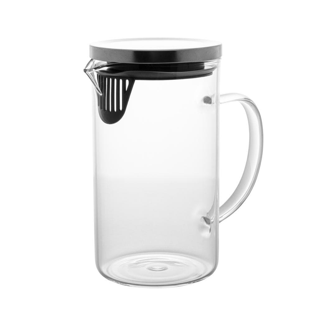 Jarra Wolff Vidro Borossilicato com Tampa 1L Resistente e Sofisticada