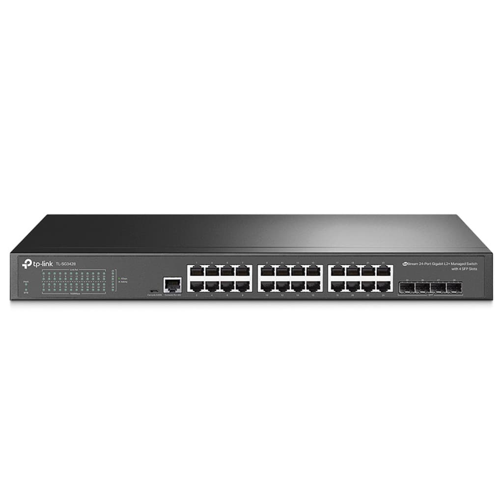 Switch TP-Link L2+ 24 Portas Gigabit Com 4 SFP | TL-SG3428