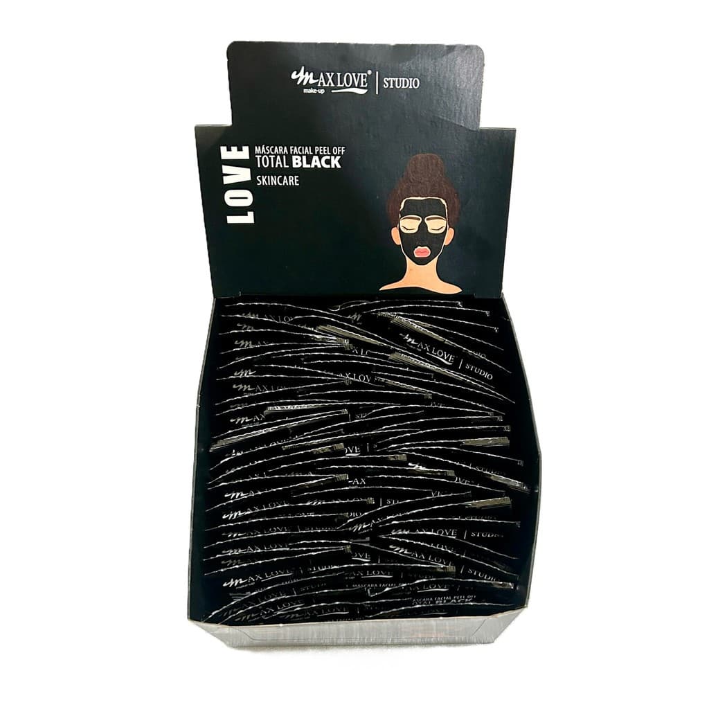 Kit C/10/15/20 Sortido De Max Love Máscara Facial Sachê Cor Black