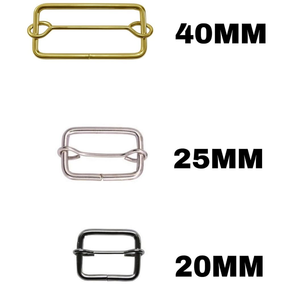 Reguladores 20mm Niquelado / Dourado / Grafite Ferro Para Bolsas e Mochilas