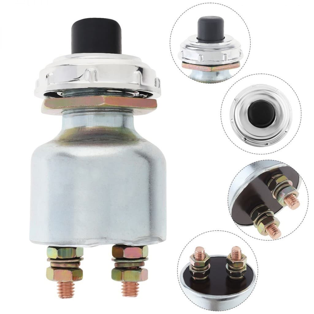 12V JK260 Interruptor De Botão De Partida Do Motor De Caminhão Resistente Ao Desgaste Para Veículos De Engenharia De Agrícolas Automotores